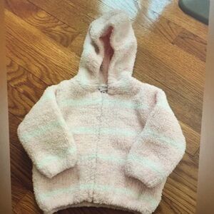 Angel Dear Pink and White Striped Kids Sweater